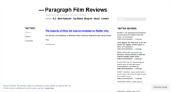 Desktop Screenshot of paragraphfilmreviews.com