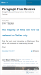 Mobile Screenshot of paragraphfilmreviews.com